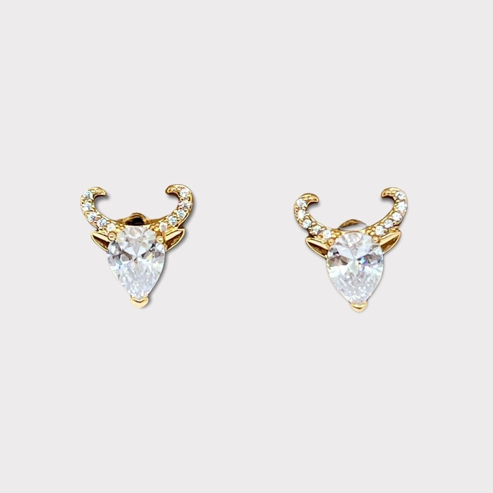 Longhorns Gold-filled Studs Earrings